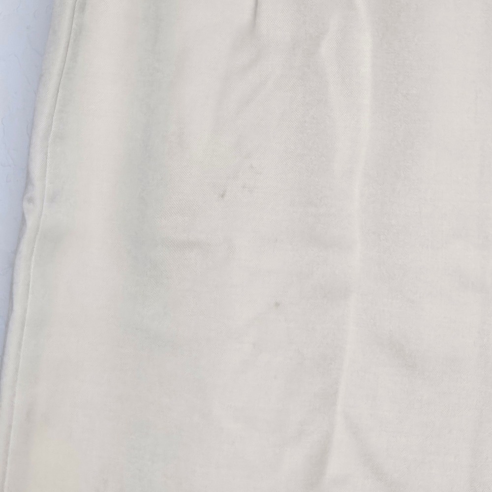Krizia Beige Wool Wrap Pencil Skirt Made in Italy Classic Minimalist Size 2 - Picture 7 of 10